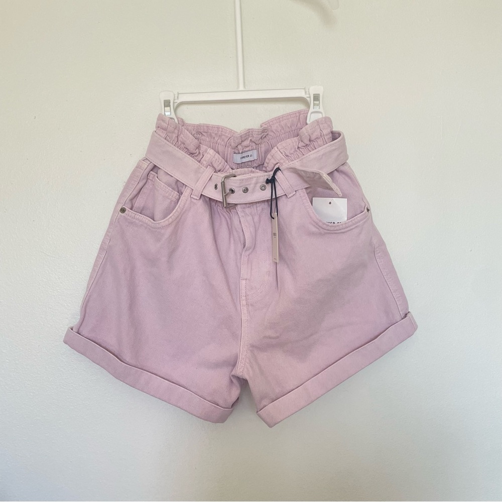Forever 21 pastel purple shorts